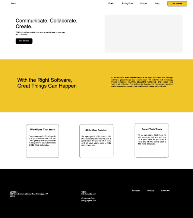 Webpage Template Preview